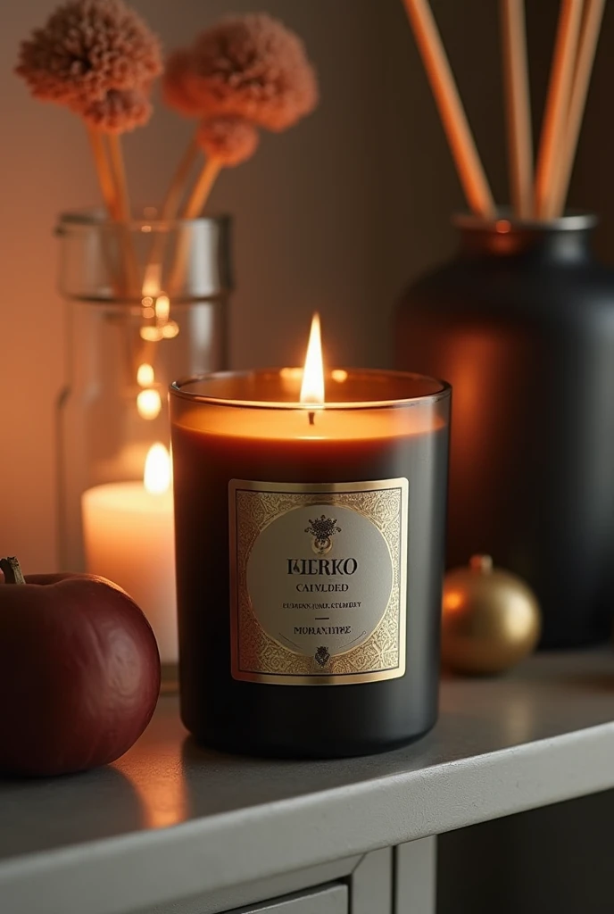 Featured premium scented candle